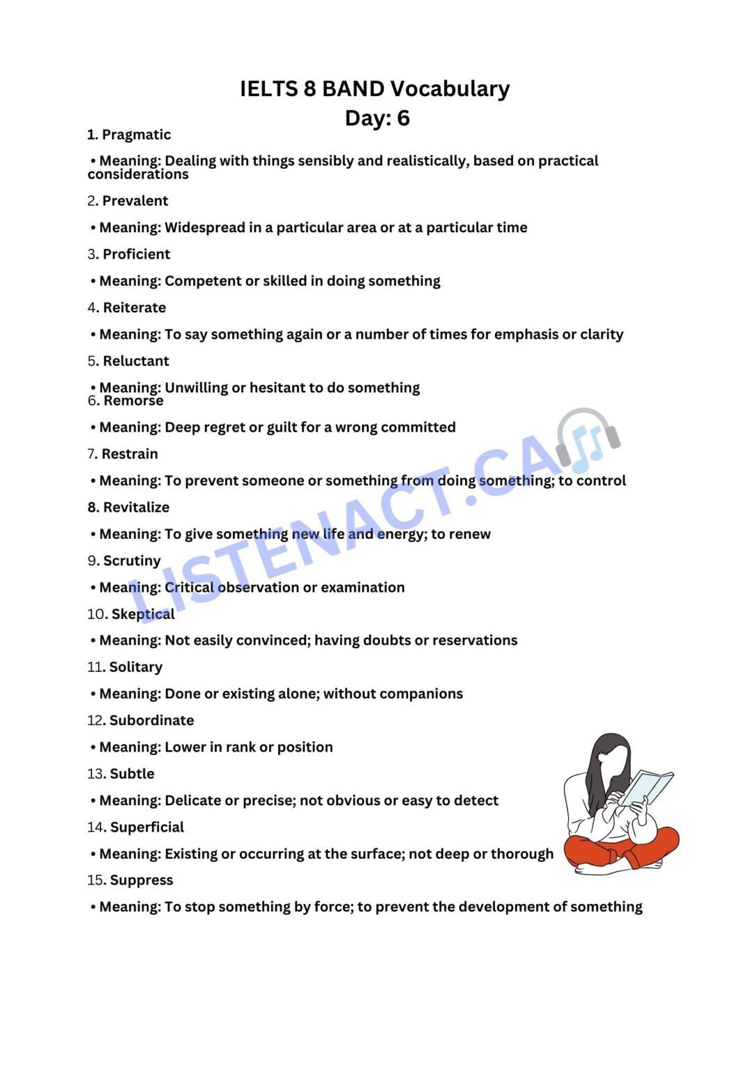Ielts Vocabulary Enhance Your English With Listenact