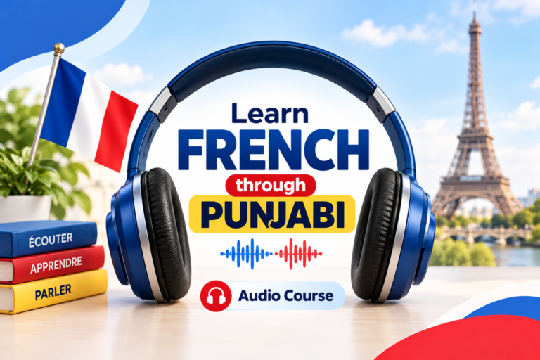 Punjabi Rahi French Sikho (Audio Course)